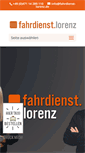 Mobile Screenshot of fahrdienst-lorenz.de